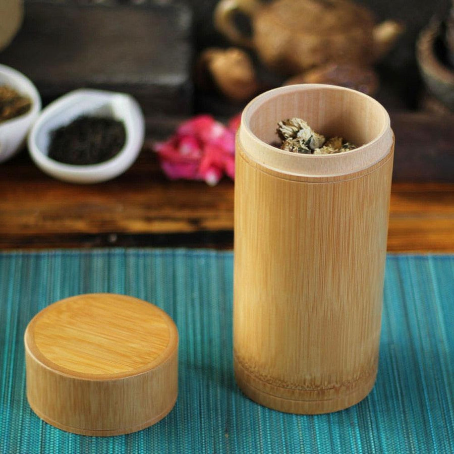 GiftRetail - Boîte à thé en bambou - pas cher
