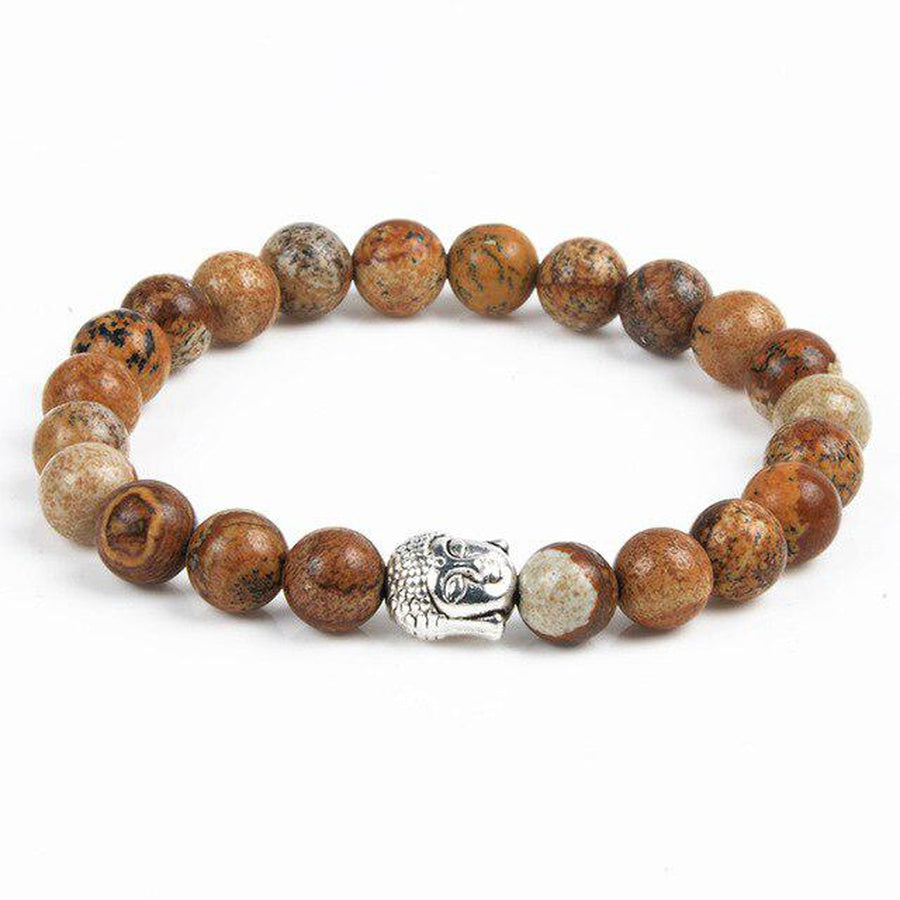 Bracelet bouddha en pierres