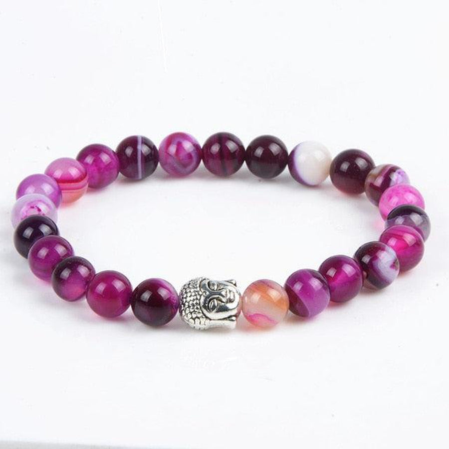 Bracelet bouddha en pierres