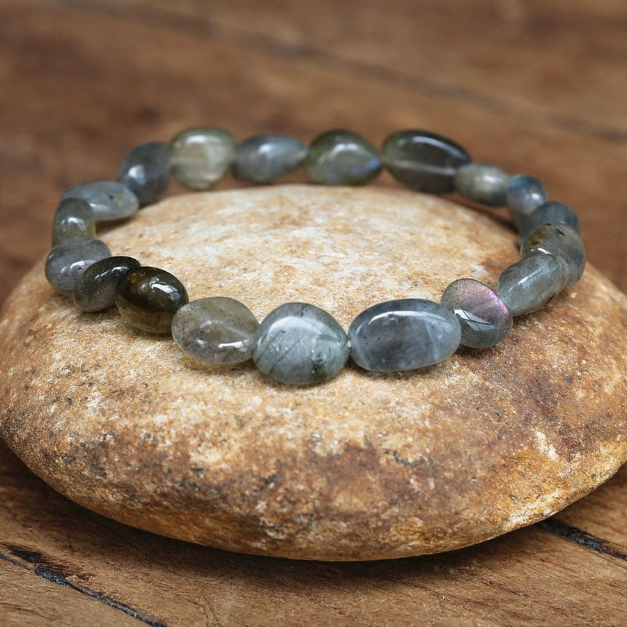 Bracelet en pierres de Labradorite