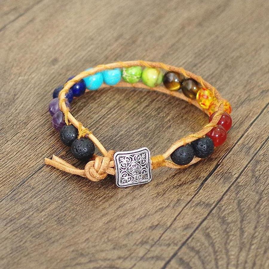 Bracelet «énergie positive» des 7 chakras