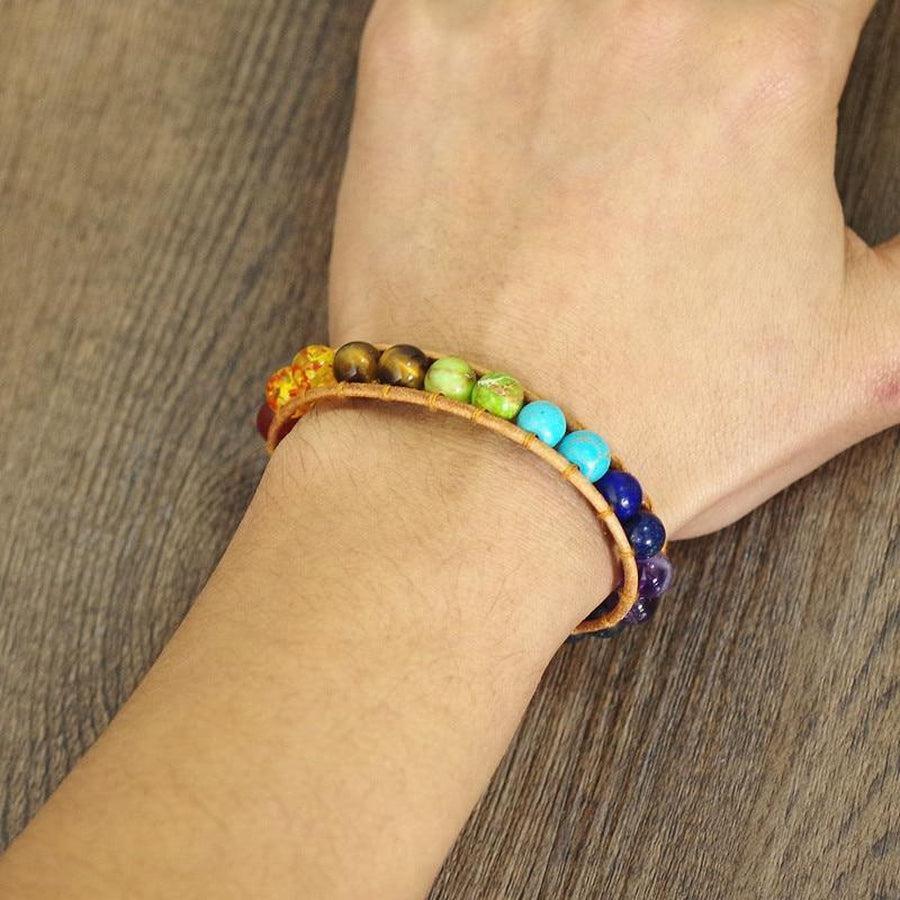 Bracelet «énergie positive» des 7 chakras