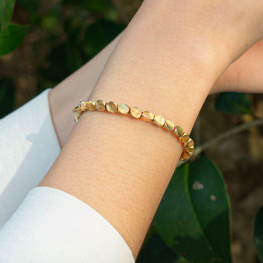 Bracelet «Harmonie» en perles de cuivre