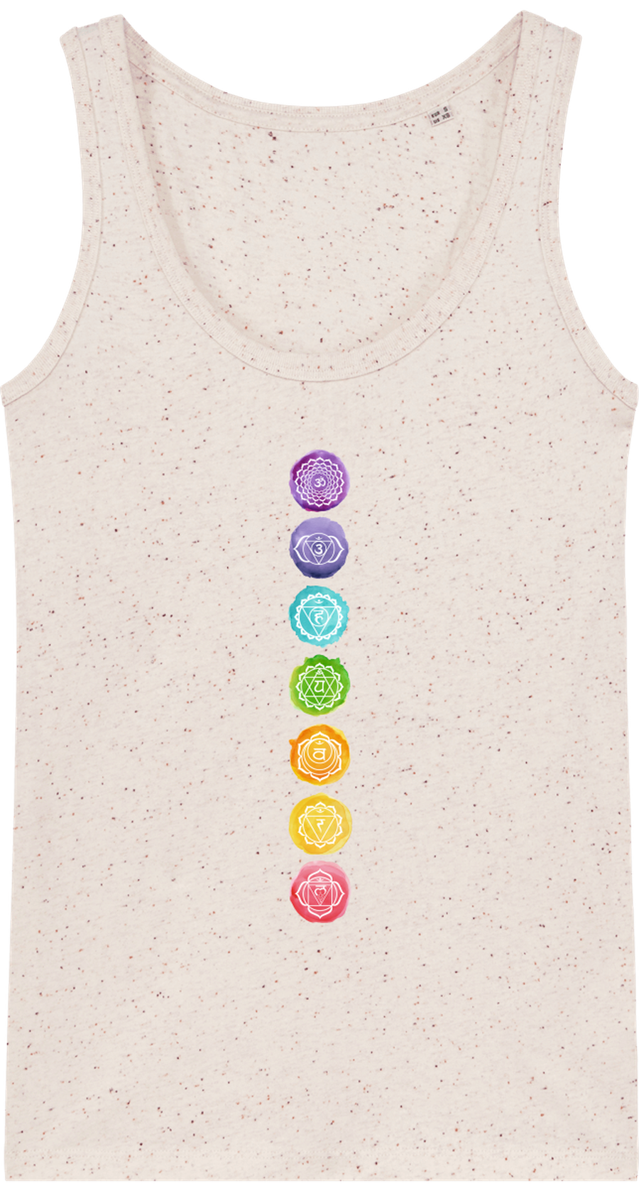 Débardeur en coton bio «Les 7 Chakras» pour Femme