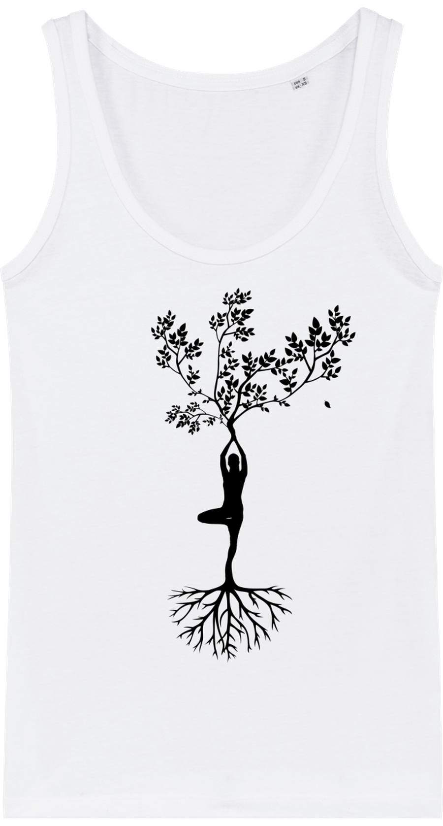 Débardeur en coton bio «Yoga Tree 3» pour Femme