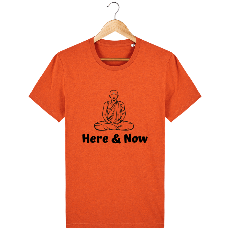 T-shirt en coton bio « Here & Now » pour homme