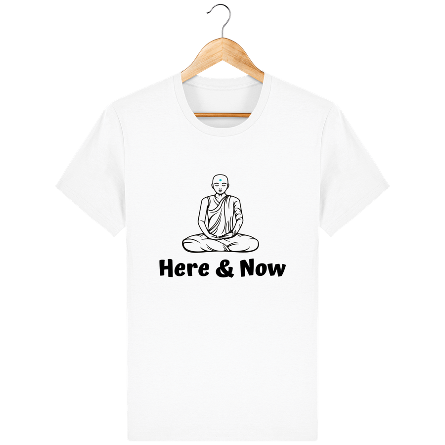 T-shirt en coton bio « Here & Now » pour homme