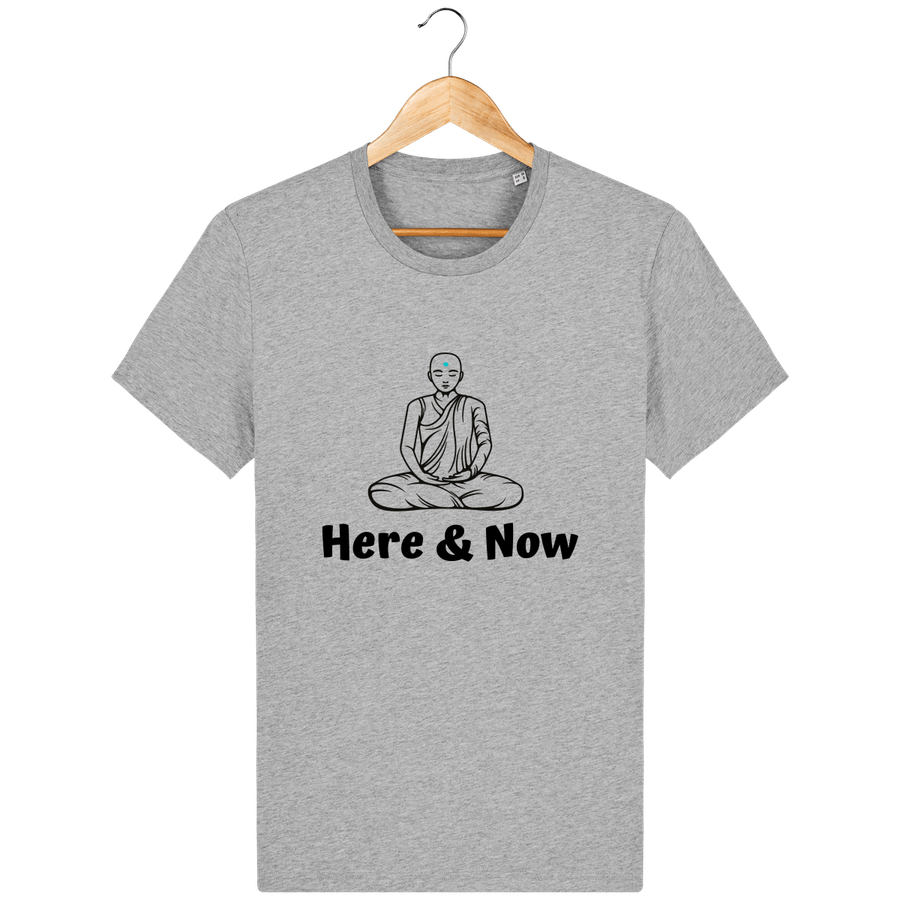 T-shirt en coton bio « Here & Now » pour homme