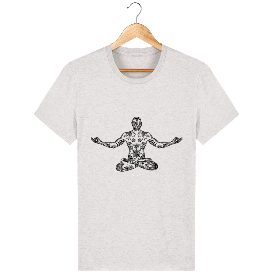 T-shirt en coton bio « Le méditant » pour homme