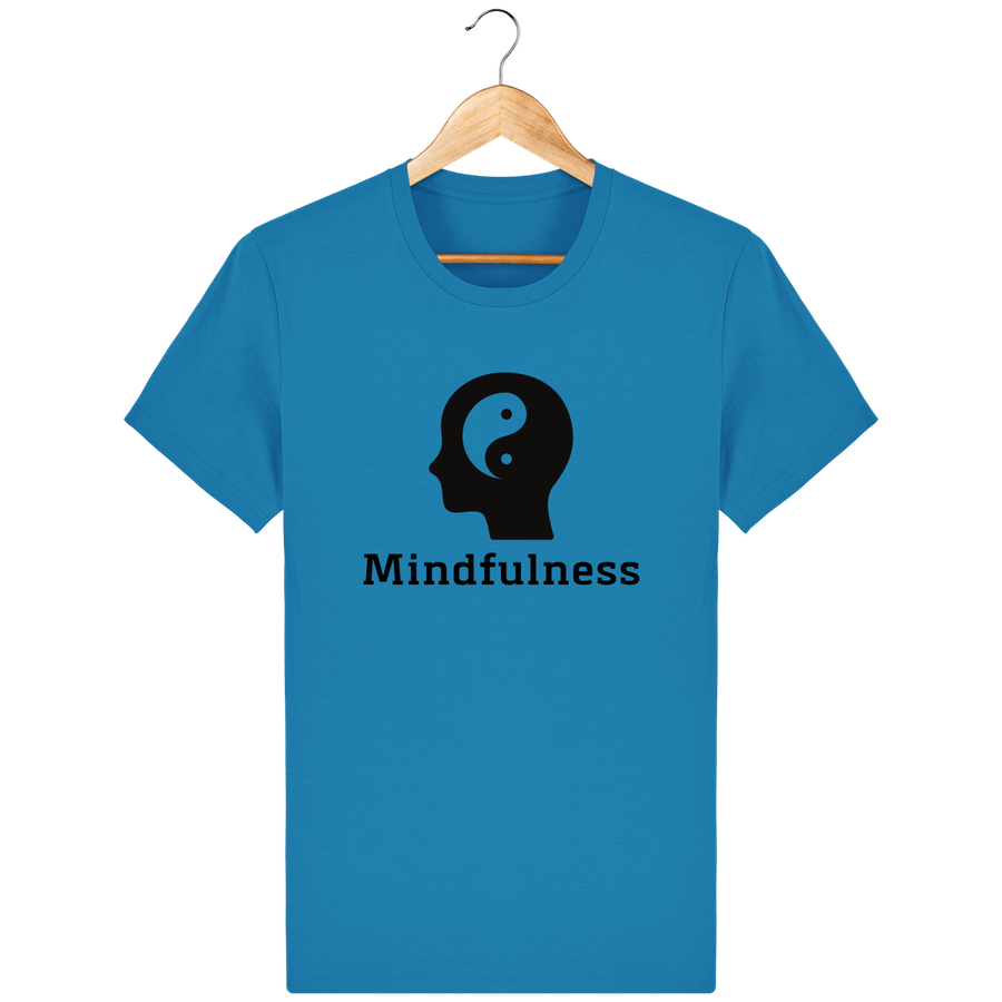 T-shirt en coton bio «Mindfulness» pour homme, à col rond