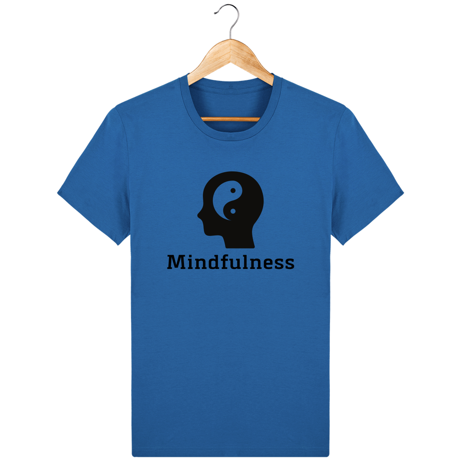 T-shirt en coton bio «Mindfulness» pour homme, à col rond