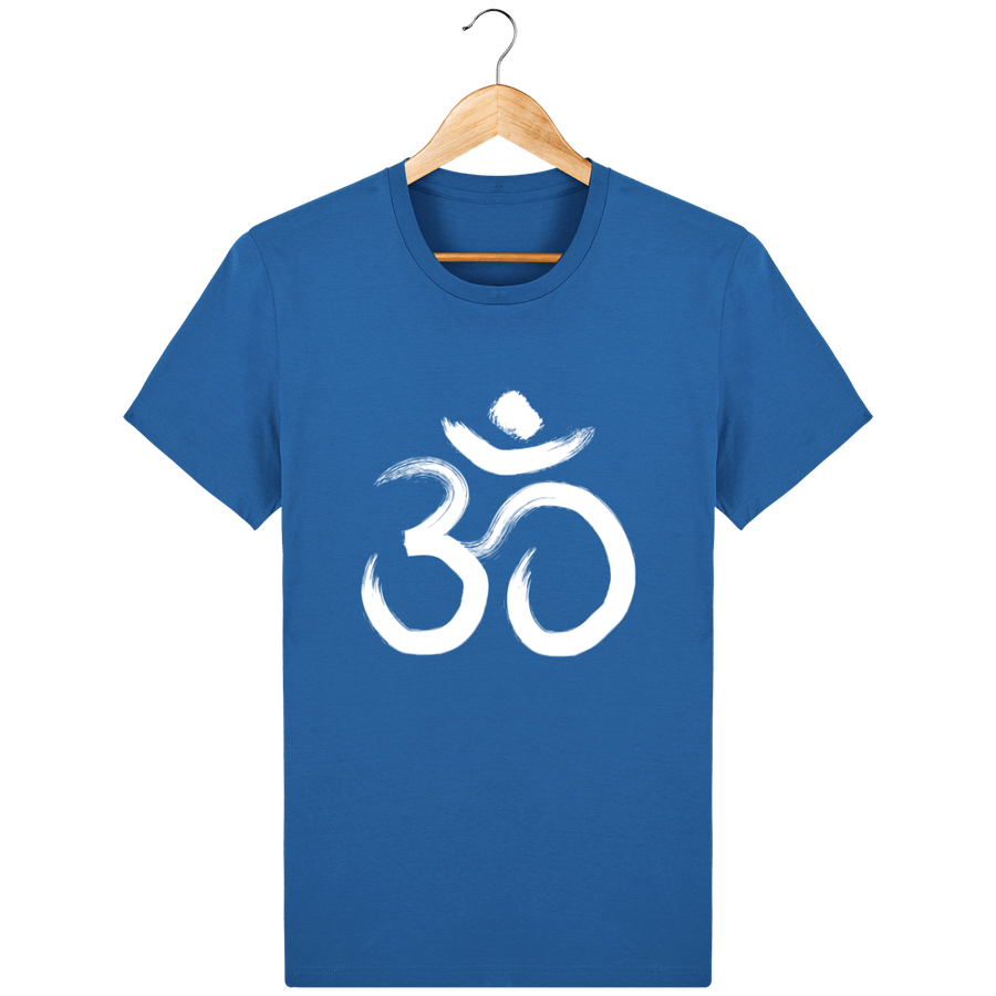 T-shirt en coton bio «Om 4» pour homme, à col rond