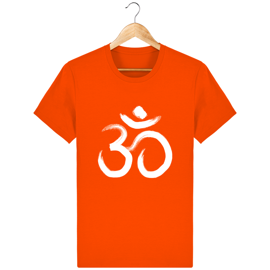 T-shirt en coton bio «Om 4» pour homme, à col rond