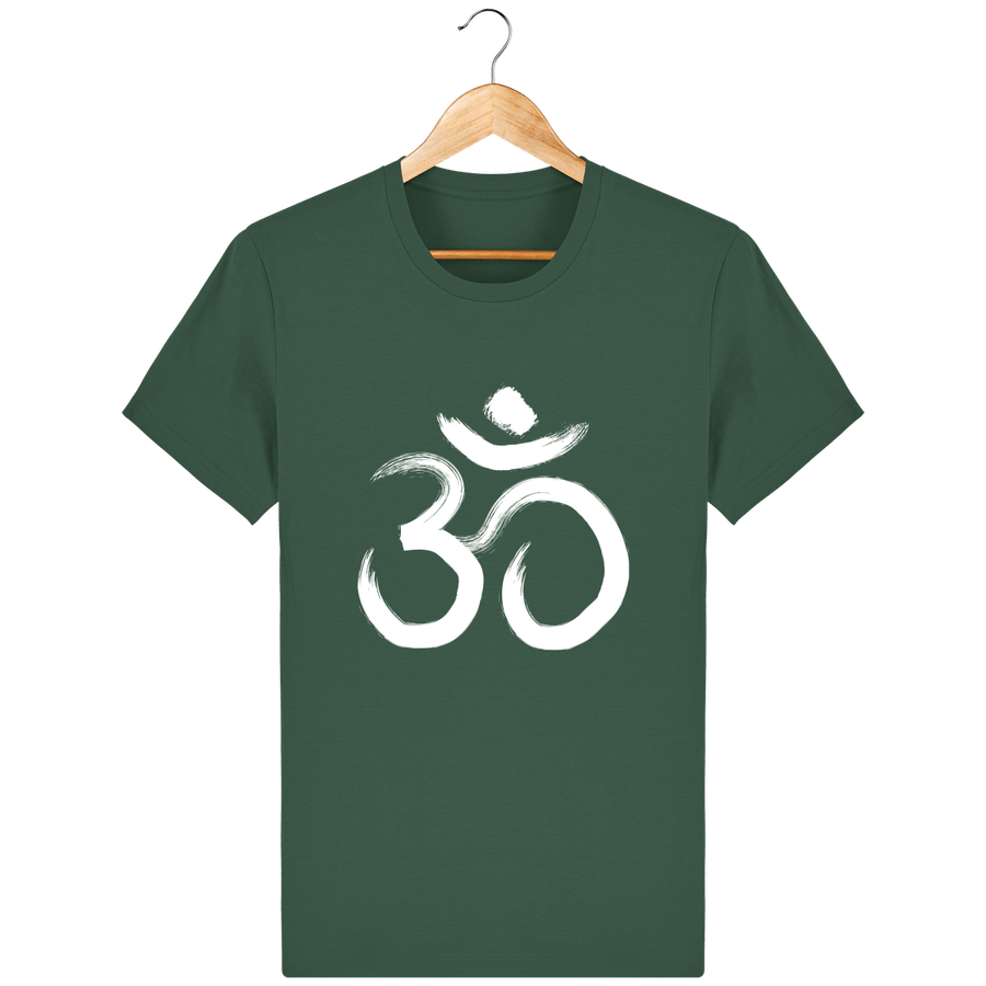 T-shirt en coton bio «Om 4» pour homme, à col rond