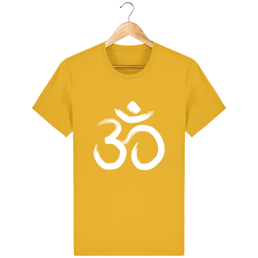 T-shirt en coton bio «Om 4» pour homme, à col rond