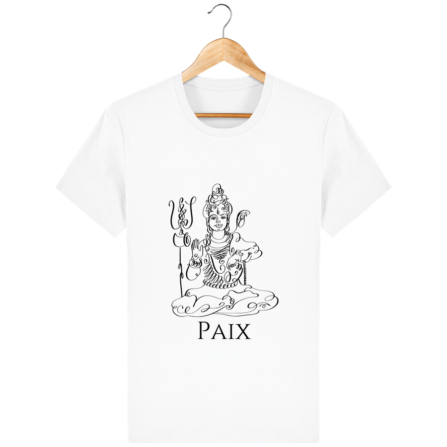 T-shirt en coton bio «Paix» pour homme