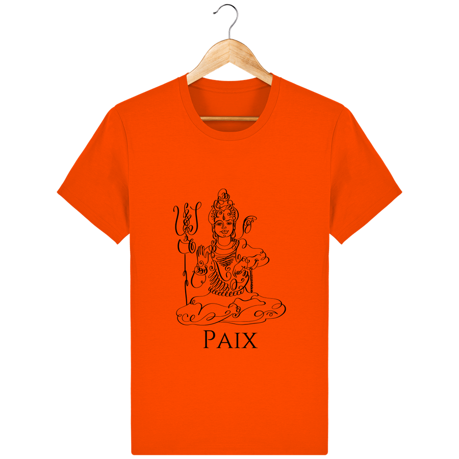 T-shirt en coton bio «Paix» pour homme