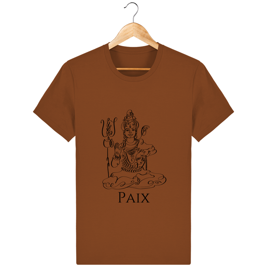 T-shirt en coton bio «Paix» pour homme