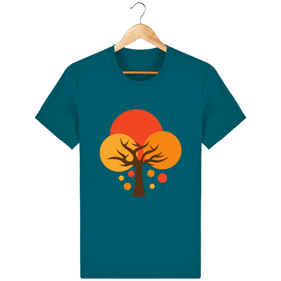 T-shirt en coton bio «Tree of Life» pour homme, à col rond