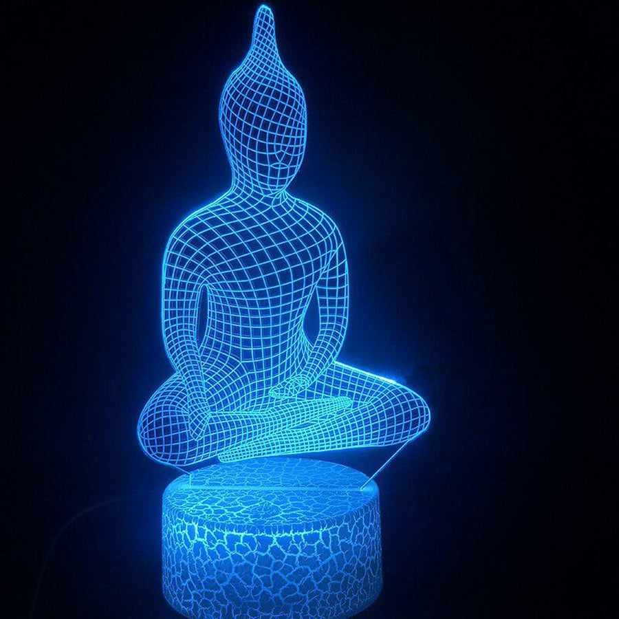 Lampe zen om et bouddha - Gaïamamart