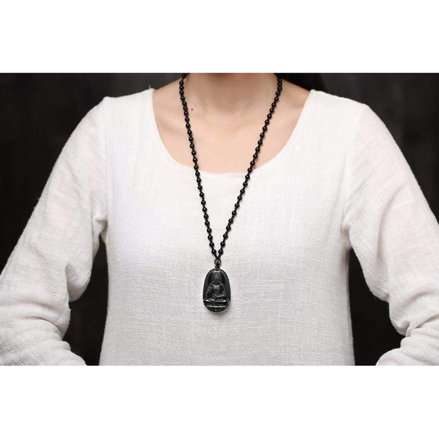 Collier Obsidienne Noire